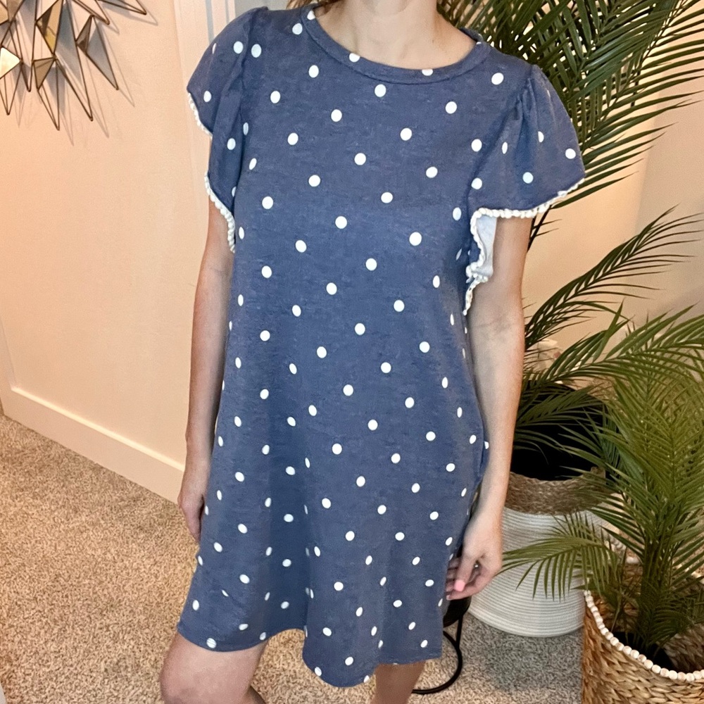 Polka Dot Flowy Dress